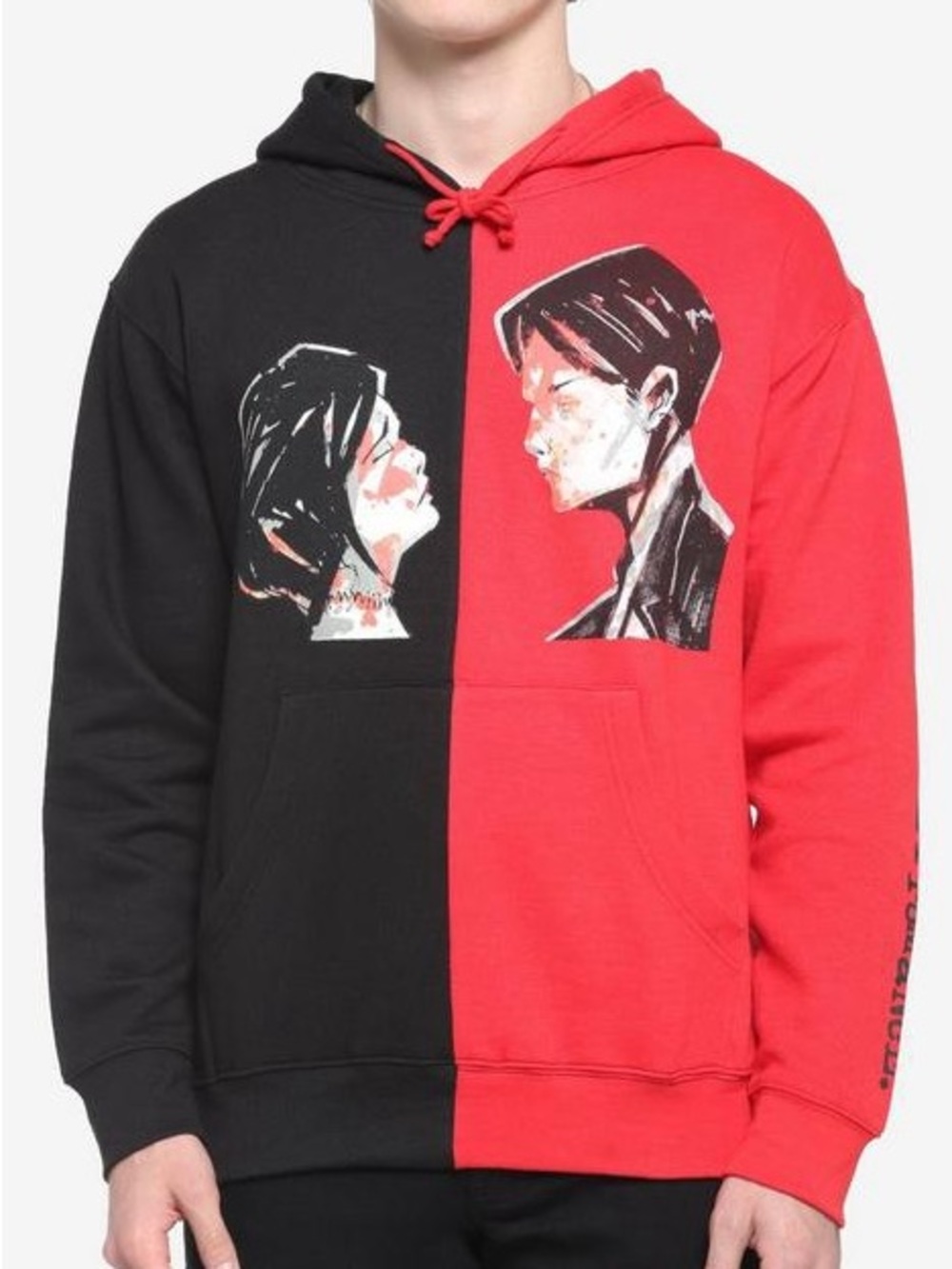 My Chemical Romance Three Cheers For Sweet Revenge Split Hoodie Size Small